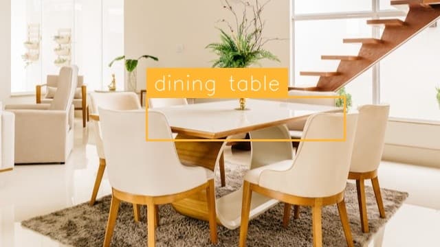 Preview image for Dining Table Detection template